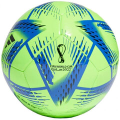 Jalgpallipall Adidas Al Rihla Club Ball H57785, roheline/sinine hind ja info | Jalgpalli pallid | hansapost.ee