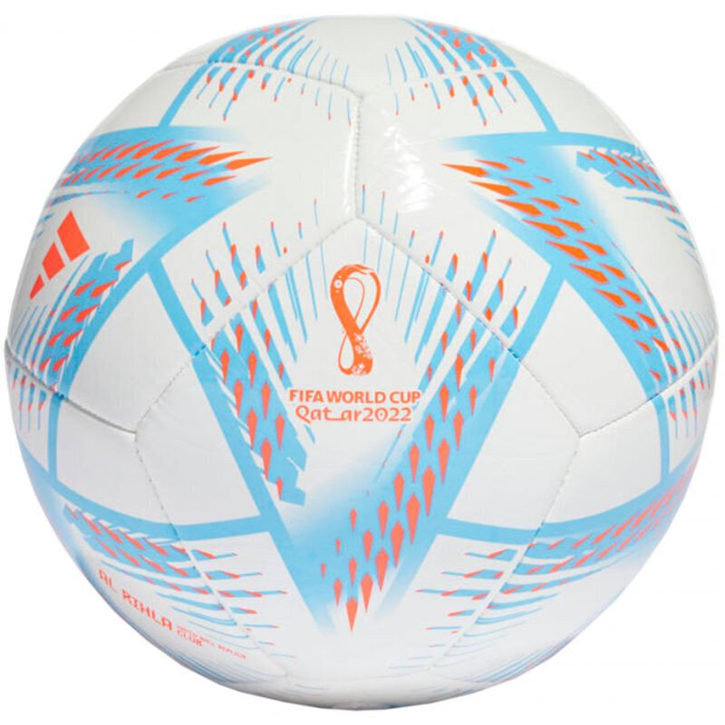Jalgpall adidas Al Rihla Club H57786, valge/sinine/oranž цена и информация | Jalgpalli pallid | hansapost.ee