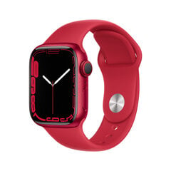 Apple Watch Series 7 GPS + Cellular, 45mm (PRODUCT)RED Aluminium Case with (PRODUCT)RED Sport Band - MKJU3EL/A hind ja info | Apple Nutikellad ja nutivõrud | hansapost.ee