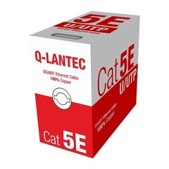 Kaabel Q-LANTEC UTP 4PR kat.5e PVC 305m hind ja info | Juhtmed ja kaablid | hansapost.ee