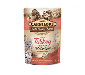 Carnilove консервы для кошек Turkey Valeriana, 24 х 85г цена и информация | Консервы для кошек | hansapost.ee