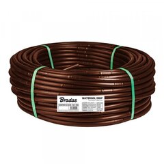 Tilk-kastmisvoolik Bradas WATER DRIP PRO BROWN, 100 m (16 / 1,2mm / 33cm / 2,2l/h) hind ja info | Niisutussüsteemid, kastmisvoolikud ja kastekannud | hansapost.ee