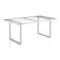 Lauaraam Kettler Ego Modular Dining, 160x95x68 cm, hõbedane hind ja info | Lisalauaplaadid | hansapost.ee