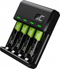 Green Cell GRSETGC03 2x AA + зарядное устройство 2x AAA цена и информация | Зарядные устройства для аккумуляторов | hansapost.ee