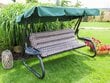 Kiigepadi Hobbygarden Ania 150cm, pruun цена и информация | Toolipadjad ja toolikatted | hansapost.ee