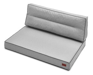 Набор подушек для поддонов Karol 1+1, 120 см, светло-серый цена и информация | Подушки, наволочки, чехлы | hansapost.ee