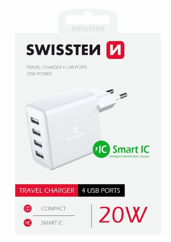 Swissten Smart IC Premium 22053100 hind ja info | Laadijad mobiiltelefonidele | hansapost.ee