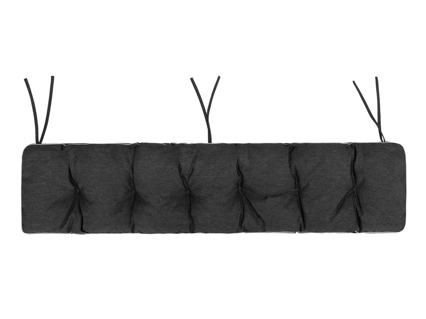 Padi pingile Etna Ekolen 180x40 cm, must hind ja info | Toolipadjad ja toolikatted | hansapost.ee