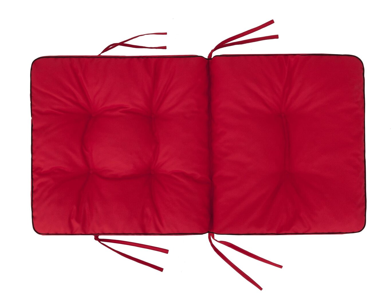 3 padja komplekt kiigele Hobbygarden Venus 150 cm, punane hind ja info | Toolipadjad ja toolikatted | hansapost.ee