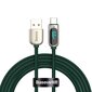 Baseus Display Cable USB to Type-C, 66W, 2m (green) hind ja info | Mobiiltelefonide kaablid | hansapost.ee