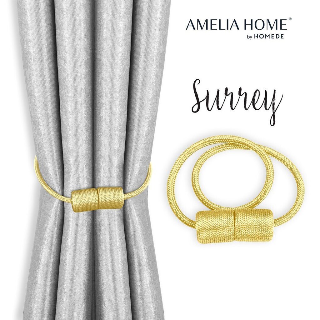 AmeliaHome kardinahoidjad Surrey, 2 tk. цена и информация | Kardinad | hansapost.ee