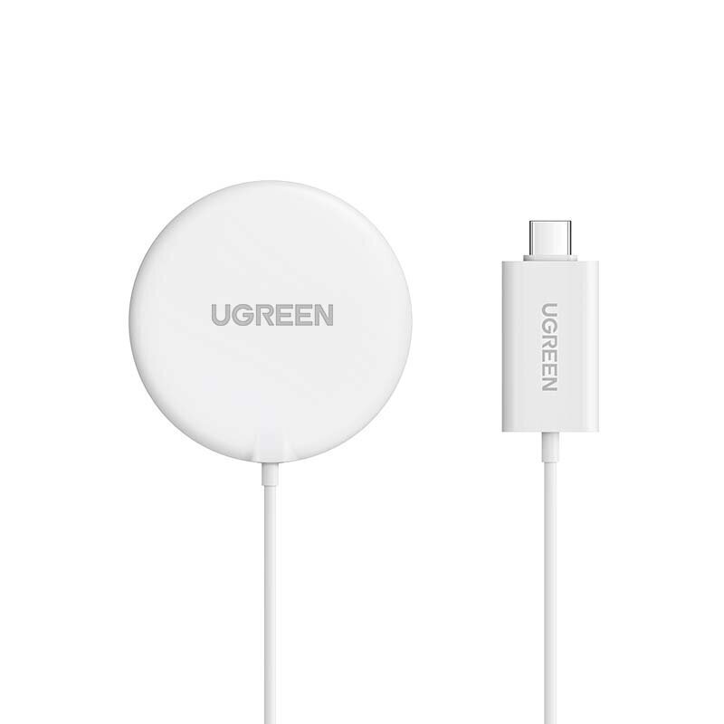 Wireless Charger UGREEN CD245, 15W (white) цена и информация | Laadijad mobiiltelefonidele | hansapost.ee