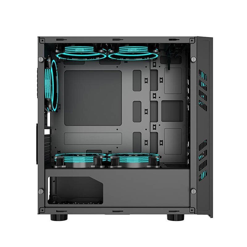 Aigo Black Technology Mini Micro-ATX computer case (black) цена и информация | Arvutikorpused | hansapost.ee