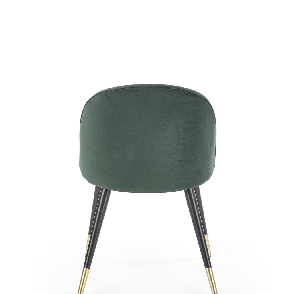 4-tooli komplekt K315, roheline/must hind ja info | Köögitoolid, söögitoolid | hansapost.ee