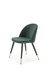 Комплект из 4-х стульев Halmar K315, зеленый/черный цена и информация | Стулья для кухни и столовой | hansapost.ee