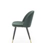 4-tooli komplekt K315, roheline/must цена и информация | Köögitoolid, söögitoolid | hansapost.ee