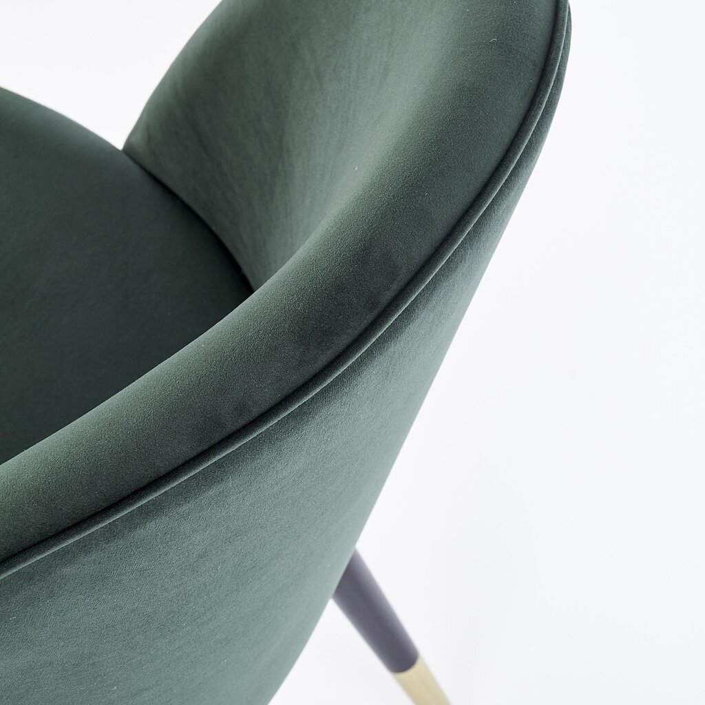 4-tooli komplekt K315, roheline/must цена и информация | Köögitoolid, söögitoolid | hansapost.ee
