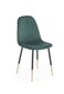 4 tooli komplekt Halmar K379, roheline hind ja info | Köögitoolid, söögitoolid | hansapost.ee