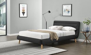 Кровать Halmar Elanda 140 cм, темно серый цена и информация | Кровати | hansapost.ee