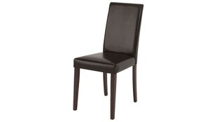 Комплект из 2-х стульев Liva Brown, темно-коричневого цвета цена и информация | Стулья для кухни и столовой | hansapost.ee