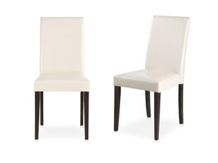 Комплект из 2-х стульев Liva Creme, кремового/темно-коричневого цвета цена и информация | Стулья для кухни и столовой | hansapost.ee
