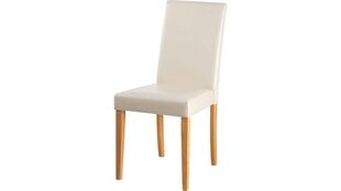 Комплект из 2-х стульев Liva Creme, кремового/светло-коричневого цвета цена и информация | Стулья для кухни и столовой | hansapost.ee