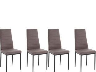 Комплект из 4-х стульев Notio Living Sally, коричневый цена и информация | Стулья для кухни и столовой | hansapost.ee