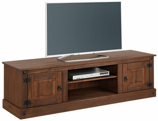 Телевизионный столик Alfredo, коричневый цена и информация | Тумбы под телевизор | hansapost.ee