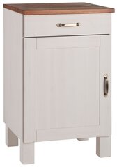 1 дверный шкафчик Notio Living Dennis, белый/коричневый цена и информация | Кухонные шкафчики | hansapost.ee