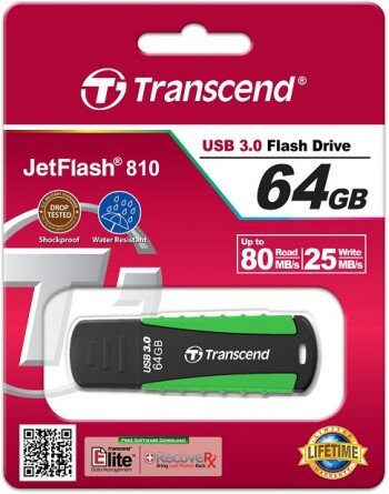 Transcend Jetflash 810 64GB USB3.0 TS64GJF810 hind ja info | Mälupulgad | hansapost.ee