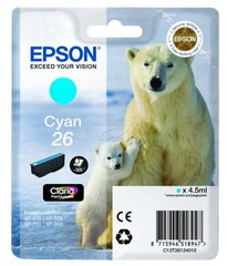 Tindikassett Epson C13T26124010, helesinine hind ja info | Tindiprinteri kassetid | hansapost.ee
