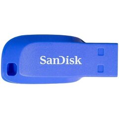 SanDisk Cruzer Blade 64GB Electric Blue; EAN: 619659146931 цена и информация | USB накопители | hansapost.ee