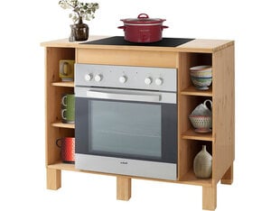 Шкаф для духовки Notio Living Tyler, коричневый цена и информация | Кухонные шкафчики | hansapost.ee