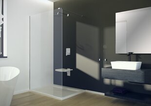 Dušisein Besco Aveo walk-in, 90,100,110,120,130,140x195 cm цена и информация | Душевые двери и стены | hansapost.ee