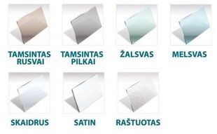 Raamita dušisein Baltijos Brasta Dija price and information | Shower walls and shower doors | hansapost.ee