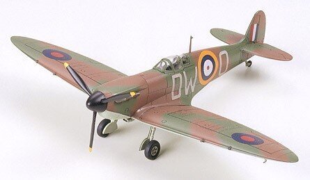 Tamiya - Supermarine Spitfire Mk.I, 1/72, 60748 hind ja info | Klotsid ja konstruktorid | hansapost.ee