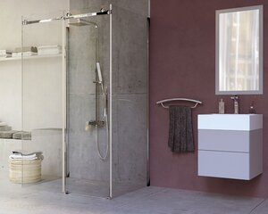 Deante lükanduksed Hiacynt, 8 mm price and information | Shower walls and shower doors | hansapost.ee