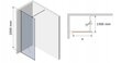 Dušisein Mexen Kioto, black mat frame/gold 50,60,70,80,90,100,110,120,130,140x200 cm цена и информация | Dušiseinad ja dušiuksed | hansapost.ee