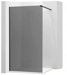 Стенка для душа Mexen Kioto, black/графитовое стекло 70,80,90,100,110,120x200 см цена и информация | Душевые двери и стены | hansapost.ee