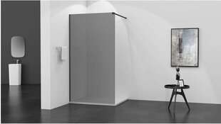 Стенка для душа Mexen Kioto, black/графитовое стекло 70,80,90,100,110,120x200 см цена и информация | Душевые двери и стены | hansapost.ee