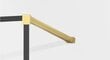 Dušisein Mexen Kioto, gold/must muster 70,80,90,100,110,120x200 cm hind ja info | Dušiseinad ja dušiuksed | hansapost.ee
