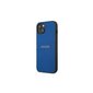 Guess case for iPhone 13 Mini 5,4'' GUHCP13SPSASBBL blue Saffiano Strap цена и информация | Telefonide kaitsekaaned ja -ümbrised | hansapost.ee
