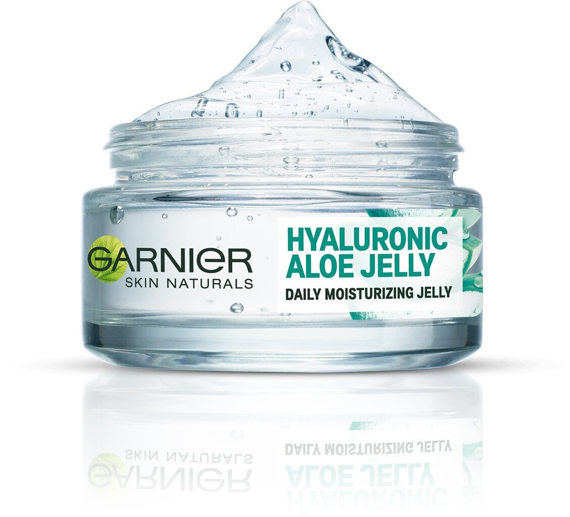 Niisutav geeljas näokreem Garnier Skin Natural Hyaluronic Aloe Jelly 50 ml цена и информация | Näokreemid | hansapost.ee