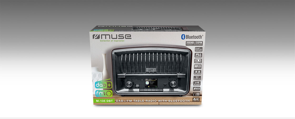 Muse DAB+/FM M-135 DBT hind ja info | Raadiod ja äratuskellad | hansapost.ee