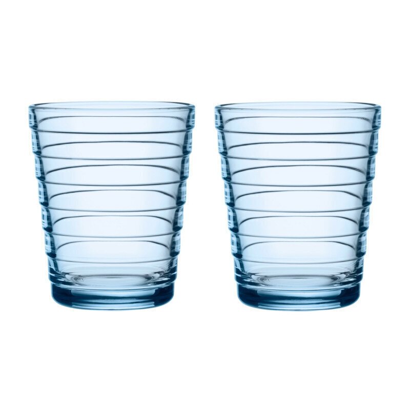 Iittala Aino Aalto joogiklaas 22cl Aqua sinine 2tk цена и информация | Klaasid, kruusid ja kannud | hansapost.ee