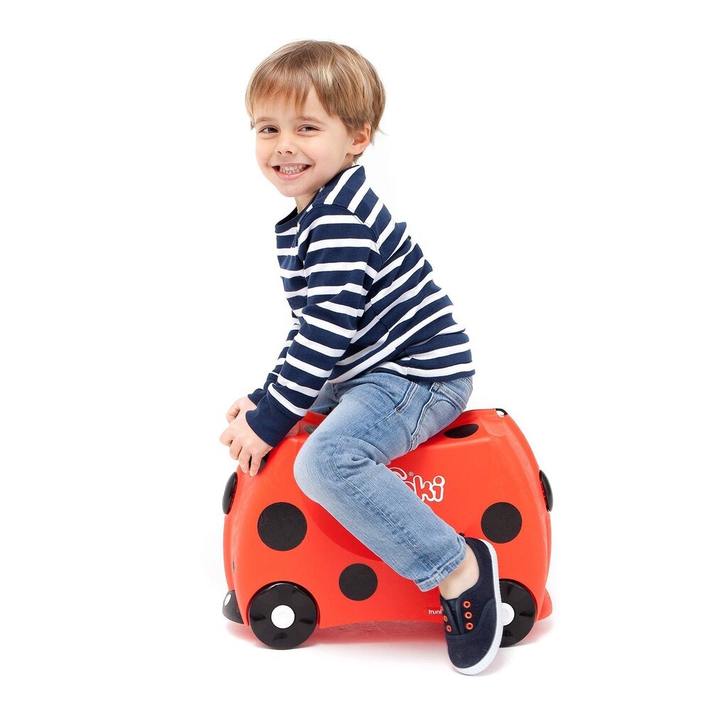 Laste kohver Durable Ladybug Harley, punane hind ja info | Kohvrid, reisikotid | hansapost.ee