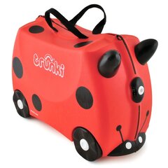Laste kohver Durable Ladybug Harley, punane цена и информация | Чемоданы, дорожные сумки | hansapost.ee