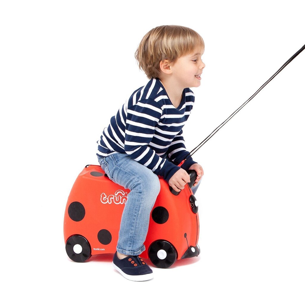 Laste kohver Durable Ladybug Harley, punane hind ja info | Kohvrid, reisikotid | hansapost.ee