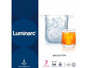 Klaasid ja jää-ämber Luminarc Brighton, 7- osaline hind ja info | Klaasid, kruusid ja kannud | hansapost.ee