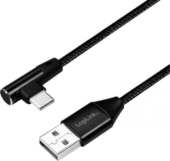 Kaabel LogiLink USB-A - USB-C, 0.3m CU0137 цена и информация | Mobiiltelefonide kaablid | hansapost.ee